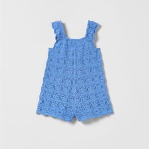 Zara knit romper 2-3 years NWT